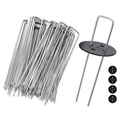 CLAVOS JARDÍN (200 PIQUETAS + 32 ARANDELAS)