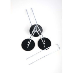 CLAVOS JARDÍN (100 PIQUETAS + 16 ARANDELAS)