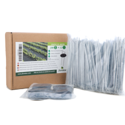 CLAVOS JARDÍN (200 PIQUETAS + 32 ARANDELAS)