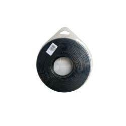 NYLON 44 MTS 3 mm TRENZADO NEGRO ANTIRUIDO